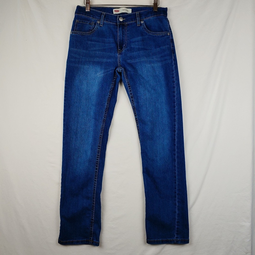 Levis 511 Jeans Boys 16 Reg (30x28) Blue Slim Fit Straight Leg Denim